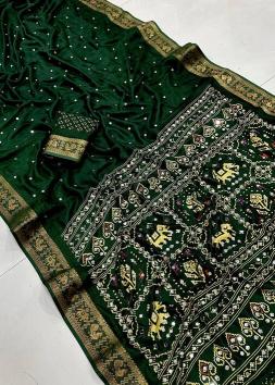 Vastrangan mirror work saree in surat